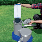 bestway pool filter replacement cartridge (12) + above ground pool filter pump