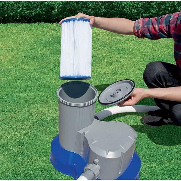 bestway pool filter replacement cartridge (12) + above ground pool filter pump