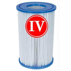bestway pool filter replacement cartridge (12) + above ground pool filter pump