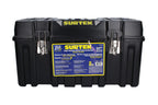 Tool Box - 21" x 11" x 10" Mobile Tool Carrier with Moulded ABS Plastic Construction & Dual Latching Metal Clasp  - CPS20 , Black