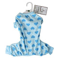 Lookin Good Heart Fce Dog Pajamas - Blue (20 Pack)