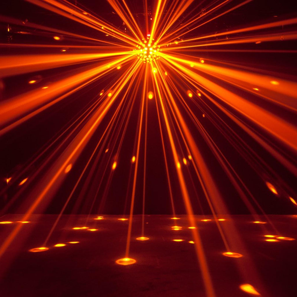 American DJ Starburst HEX LED Sphere Light and the Hurricane 700 Fog Machine