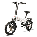 20 Inch Folding Electric Bike Power Assist Electric Bicycle E-Bike Scooter 350W Motor Conjoined Rim
