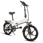 20 Inch Folding Electric Bike Power Assist Electric Bicycle E-Bike Scooter 350W Motor Conjoined Rim