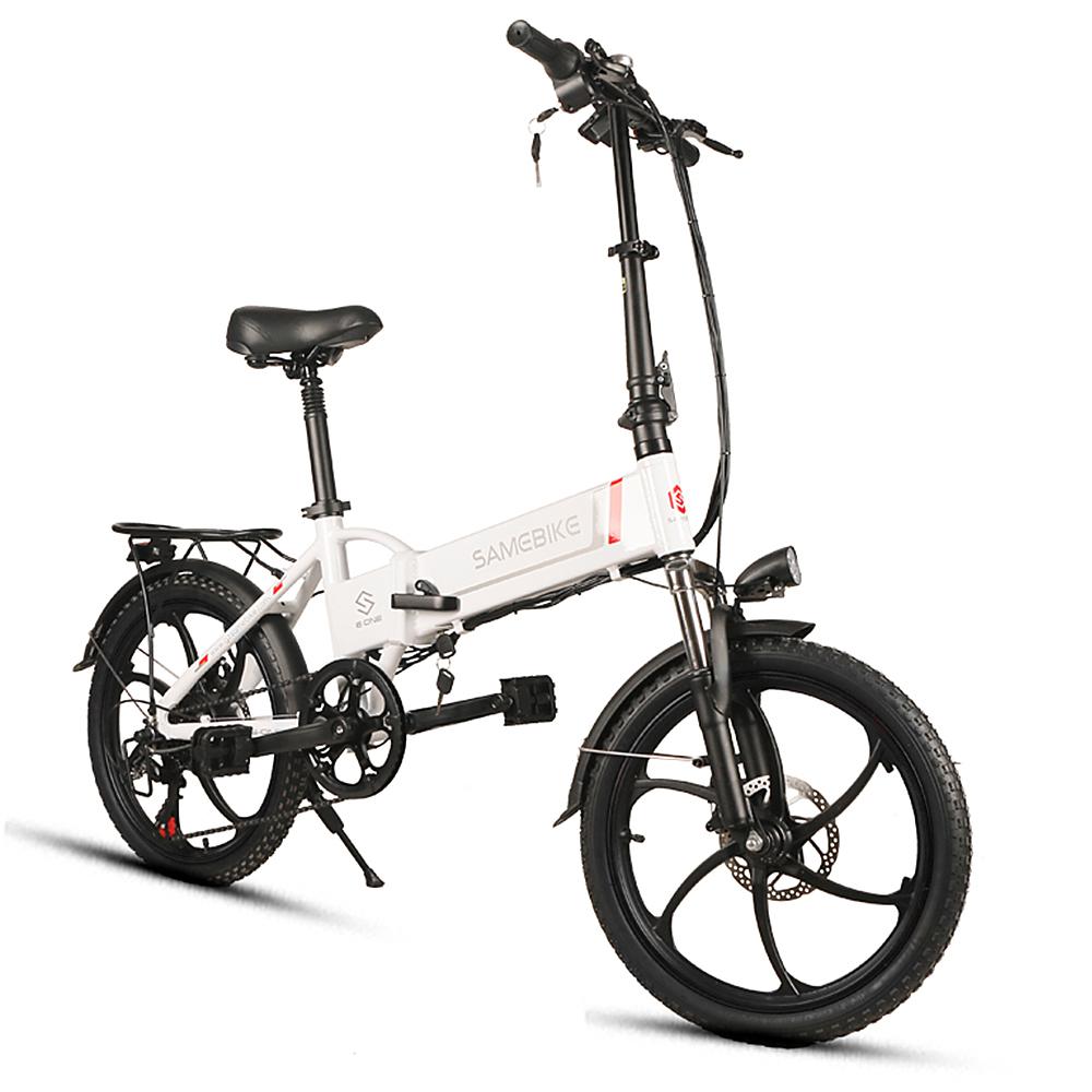 20 Inch Folding Electric Bike Power Assist Electric Bicycle E-Bike Scooter 350W Motor Conjoined Rim