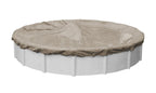 30' round above ground swimming pool winter cover 12 year - sand