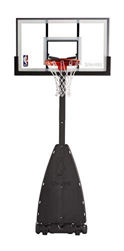Spalding 54 Inch NBA Glass Backboard Portable Basketball System