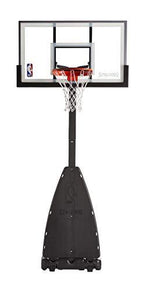 Spalding 54 Inch NBA Glass Backboard Portable Basketball System
