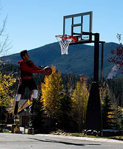 Spalding 54 Inch NBA Glass Backboard Portable Basketball System