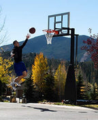 Spalding 54 Inch NBA Glass Backboard Portable Basketball System