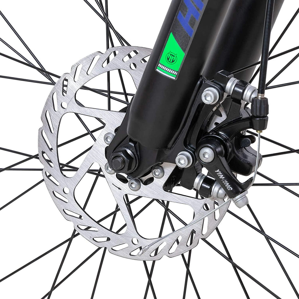 Hiland 26/27.5 Inch Mountain Bike  21 Speed MTB Bicycle with Suspension Fork,Dual-Disc Brake,Fenders Urban Commuter City Bicycle