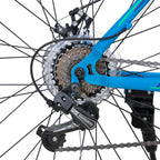 Hiland 26/27.5 Inch Mountain Bike  21 Speed MTB Bicycle with Suspension Fork,Dual-Disc Brake,Fenders Urban Commuter City Bicycle