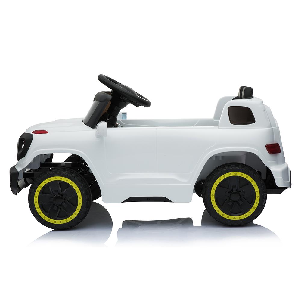 Kids Electric Car, Childs toy electric cars with 2 Seater, 2-Seater Kids Ride On Car w/ Remote Contro (White)