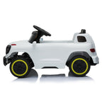Kids Electric Car, Childs toy electric cars with 2 Seater, 2-Seater Kids Ride On Car w/ Remote Contro (White)