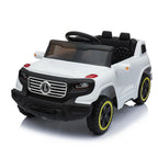 Kids Electric Car, Childs toy electric cars with 2 Seater, 2-Seater Kids Ride On Car w/ Remote Contro (White)