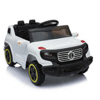 Kids Electric Car, Childs toy electric cars with 2 Seater, 2-Seater Kids Ride On Car w/ Remote Contro (White)