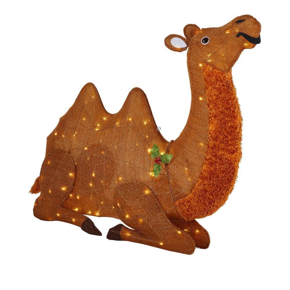 40 in Warm White LED Camel Holiday Yard Decoration