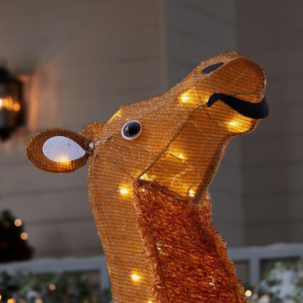 40 in Warm White LED Camel Holiday Yard Decoration