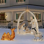 40 in Warm White LED Camel Holiday Yard Decoration