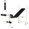SamyoHome Adjustable Olympic Workout Bench, for Home Gym Strength Training