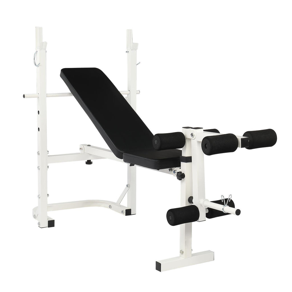UBesGoo Olympic Weight Lifting Bench Set, with Leg Lift Curl Developer Extension, 440 lb Weights Capacity