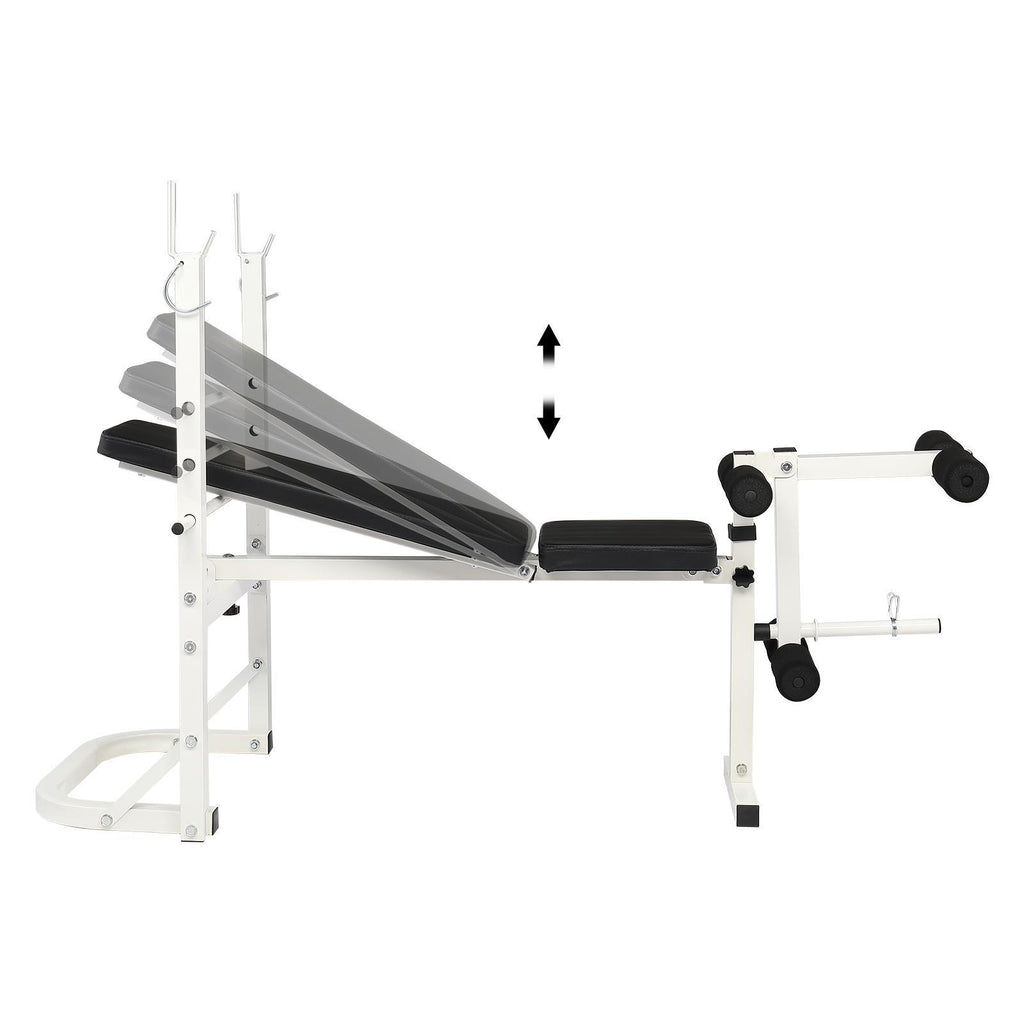 SamyoHome Adjustable Olympic Workout Bench, for Home Gym Strength Training