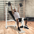 GoDecor Folding Workout Bench, Weight-Lifting Bed Exercise Bench