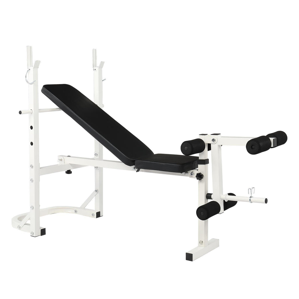 SamyoHome Adjustable Olympic Workout Bench, for Home Gym Strength Training