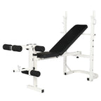 SamyoHome Adjustable Olympic Workout Bench, for Home Gym Strength Training