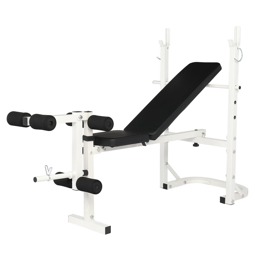 UBesGoo Olympic Weight Lifting Bench Set, with Leg Lift Curl Developer Extension, 440 lb Weights Capacity