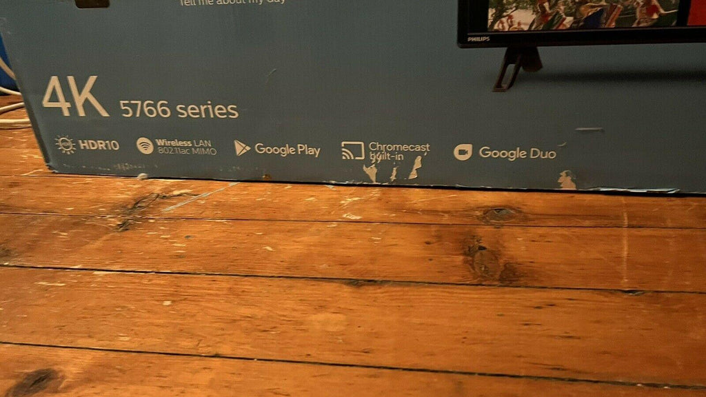phillips 55" inch 4k android smart tv hdr led uhd google assistant