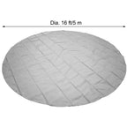 vevor pool safety cover in-ground pool cover 16 ft dia. pvc pool cover, round