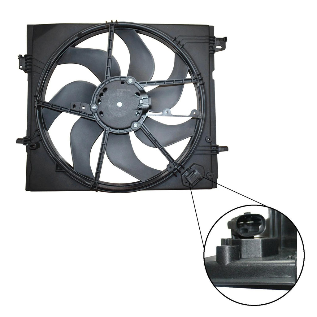 Nissan Rogue Sport 2.0L 2017-2023 214816MA0A NI3115162 Radiator Cooling Fan Assembly Generic