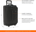 Global 2-Wheel Carry-On Duffle, Black