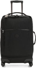 Women’s Darcey Small 22-Inch Softside Carry-On Rolling Luggage, Nylon, 360 Degree Spinning Wheels, Black Noir