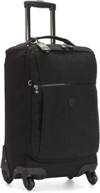 Women’s Darcey Small 22-Inch Softside Carry-On Rolling Luggage, Nylon, 360 Degree Spinning Wheels, Black Noir
