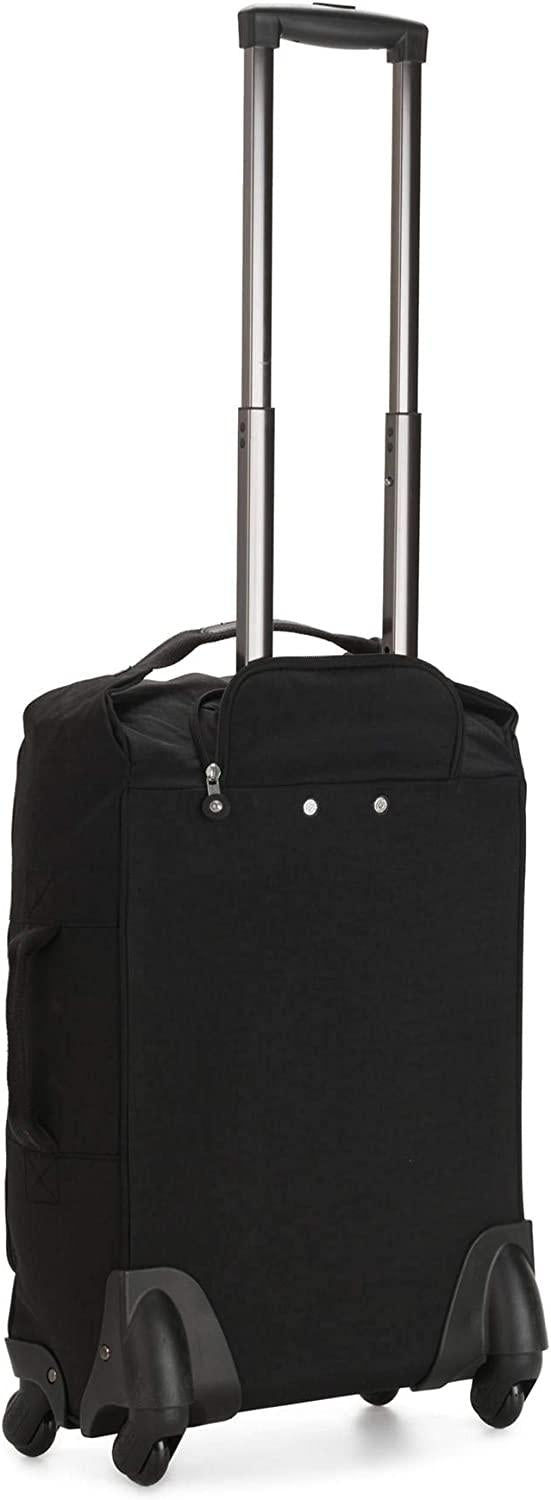 Women’s Darcey Small 22-Inch Softside Carry-On Rolling Luggage, Nylon, 360 Degree Spinning Wheels, Black Noir