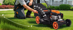 21" Self-Propelled Gas Lawn Mower with 170CC 4-Stroke Engine, 7 Cutting Heights, 3-in-1 Mulch/Bag/Discharge, 1.9-Bushel Grass Bag, EPA Compliant