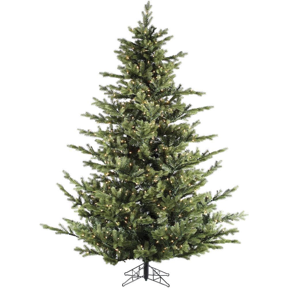 9 ft. Pre-lit LED Foxtail Pine Artificial Christmas Tree with 1250 Clear String Lights