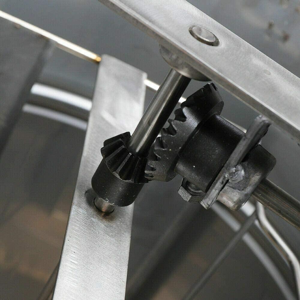 14"x 27" manual honey extractor beekeeping equipment,2 frame honey extractor separator honeycomb drum bee honey harvest, stainless steel durable usa stock