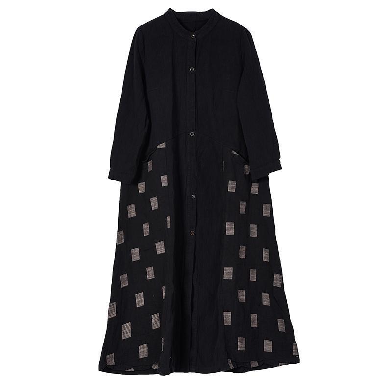 ethnic style vintage cotton and long cardigan coat