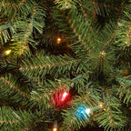 Joedot 6' Pre-Lit Aspen Spruce Artificial Christmas Tree - Multi-Color Lights