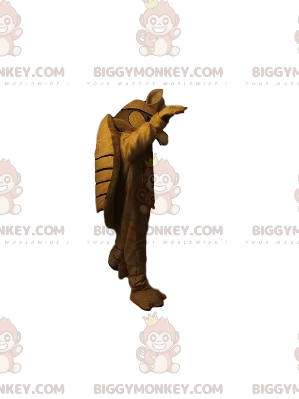 Armadillo BIGGYMONKEYMascot Costume with Nice Shell
