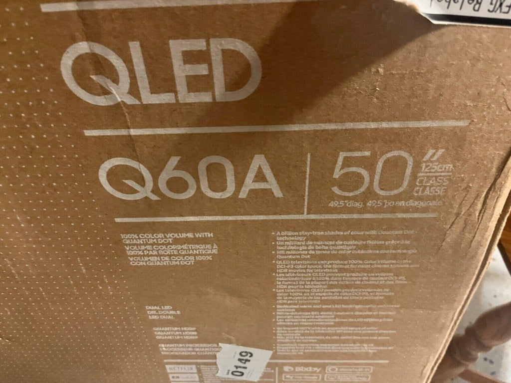 samsung 50" class qled q60a series 4k uhd smart tv - factory sealed /auth dealer