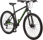 Schwinn High Timber ALX Youth/Adult Mountain Bike, Aluminum Frame and Disc Brakes, 29-Inch Wheels, 21-Speed, Black