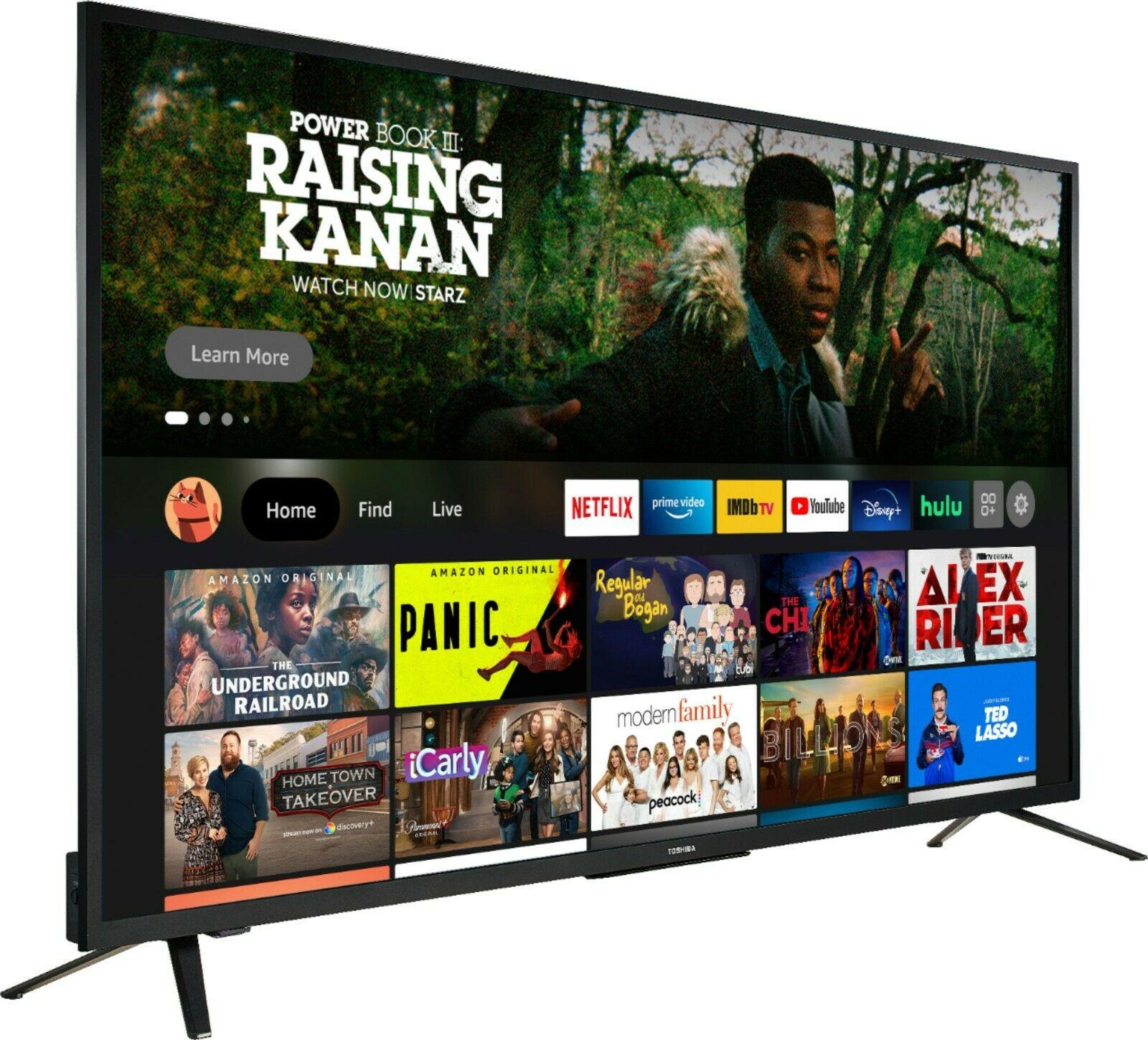 toshiba - 55" class led 4k uhd smart fire tv