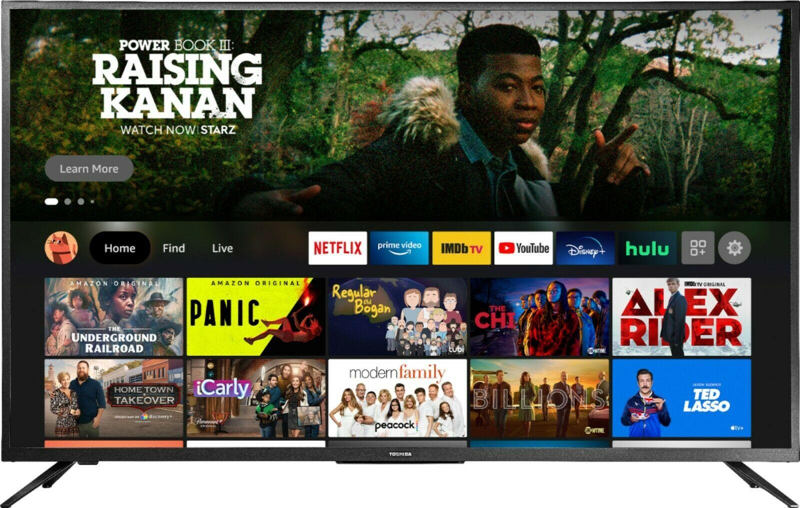 toshiba - 55" class led 4k uhd smart fire tv