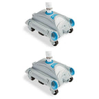 intex automatic above ground pool vacuum for pumps 1,600-3,500 gph (2 pack)