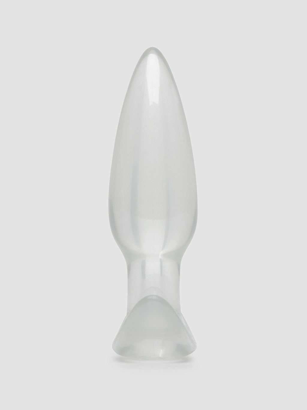 BASICS Clear T-Bar Butt Plug, Clear