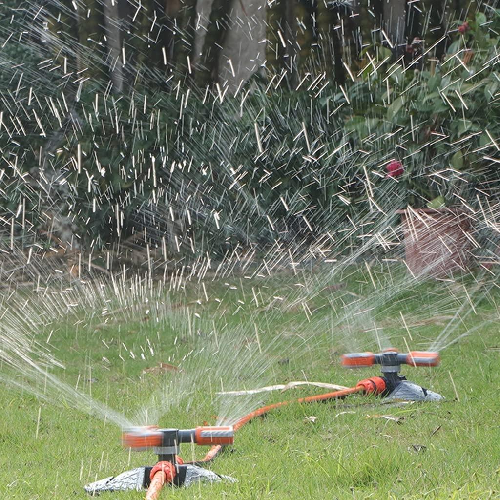 BBGS 360 Degree Rotating Watering Sprinkler, Automatic Water Sprinkler 3- Arm Sprinkler System, Apply to Lawn, Garden, Plant Irrigation (Size : 30m)